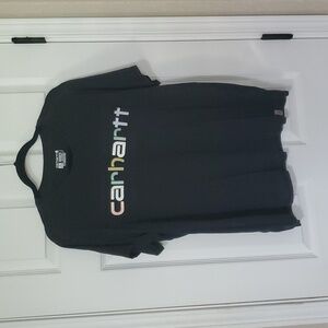 Carhartt Multicolor Logo Black T-Shirt